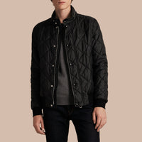 Veste matelassée à capuche repliable - Black