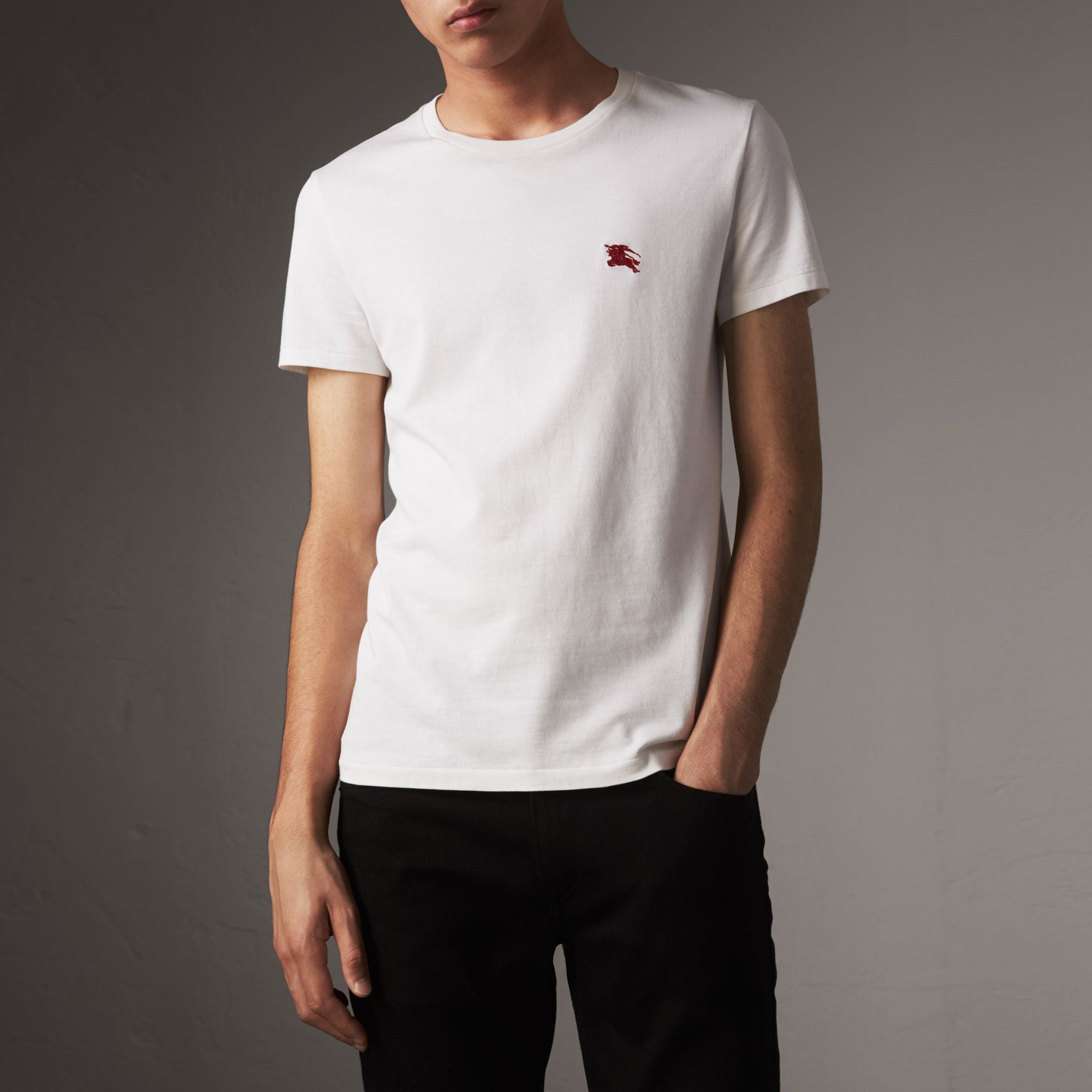 T-shirt en jersey de coton - Optic White