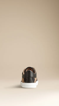 Baskets en house check - Black