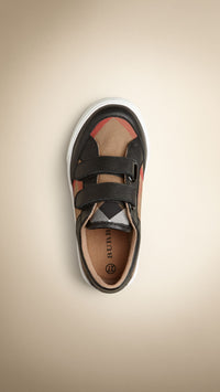Baskets en house check - Black