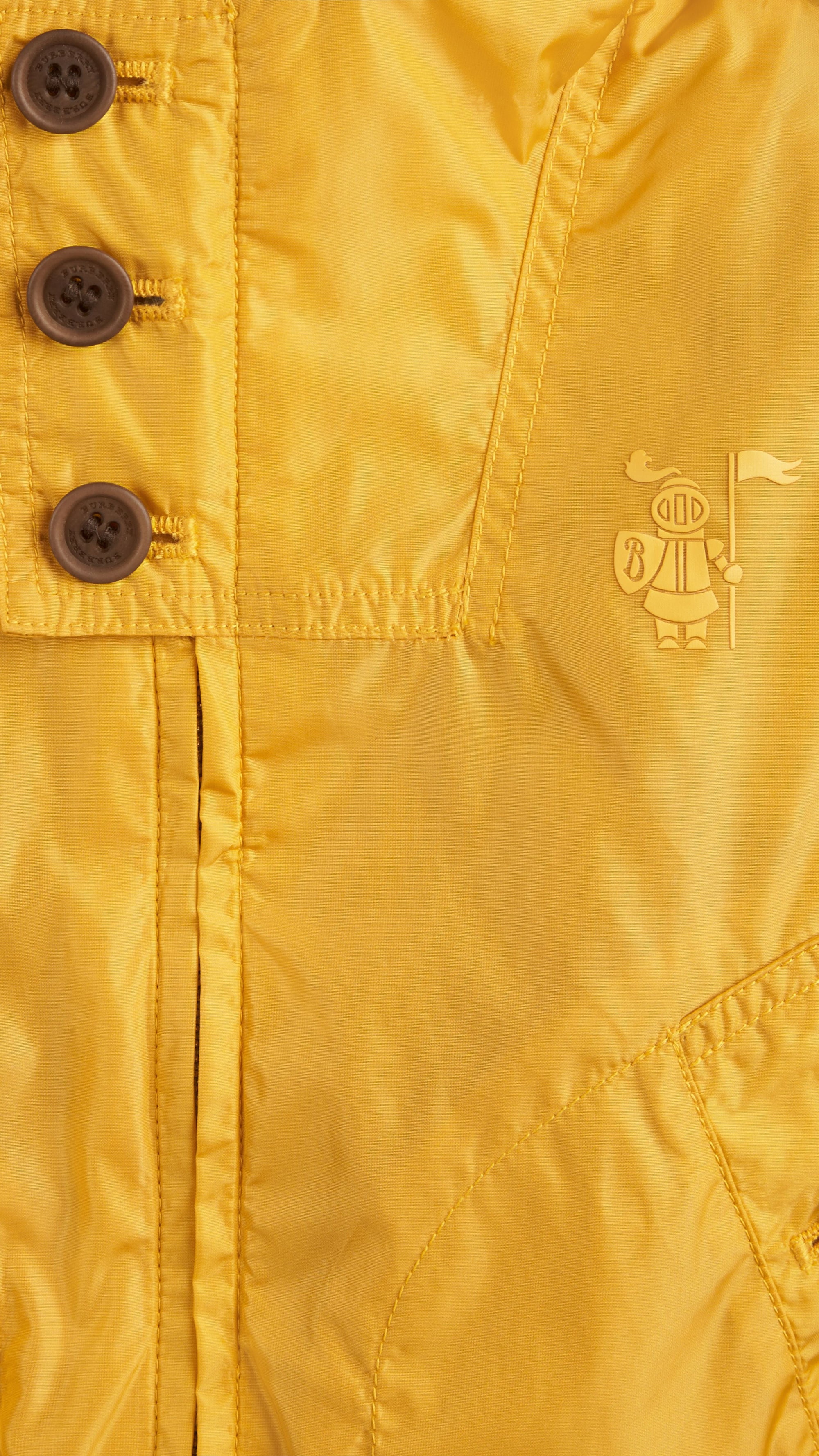 Veste à capuche à zip & doublure - Amber Yellow