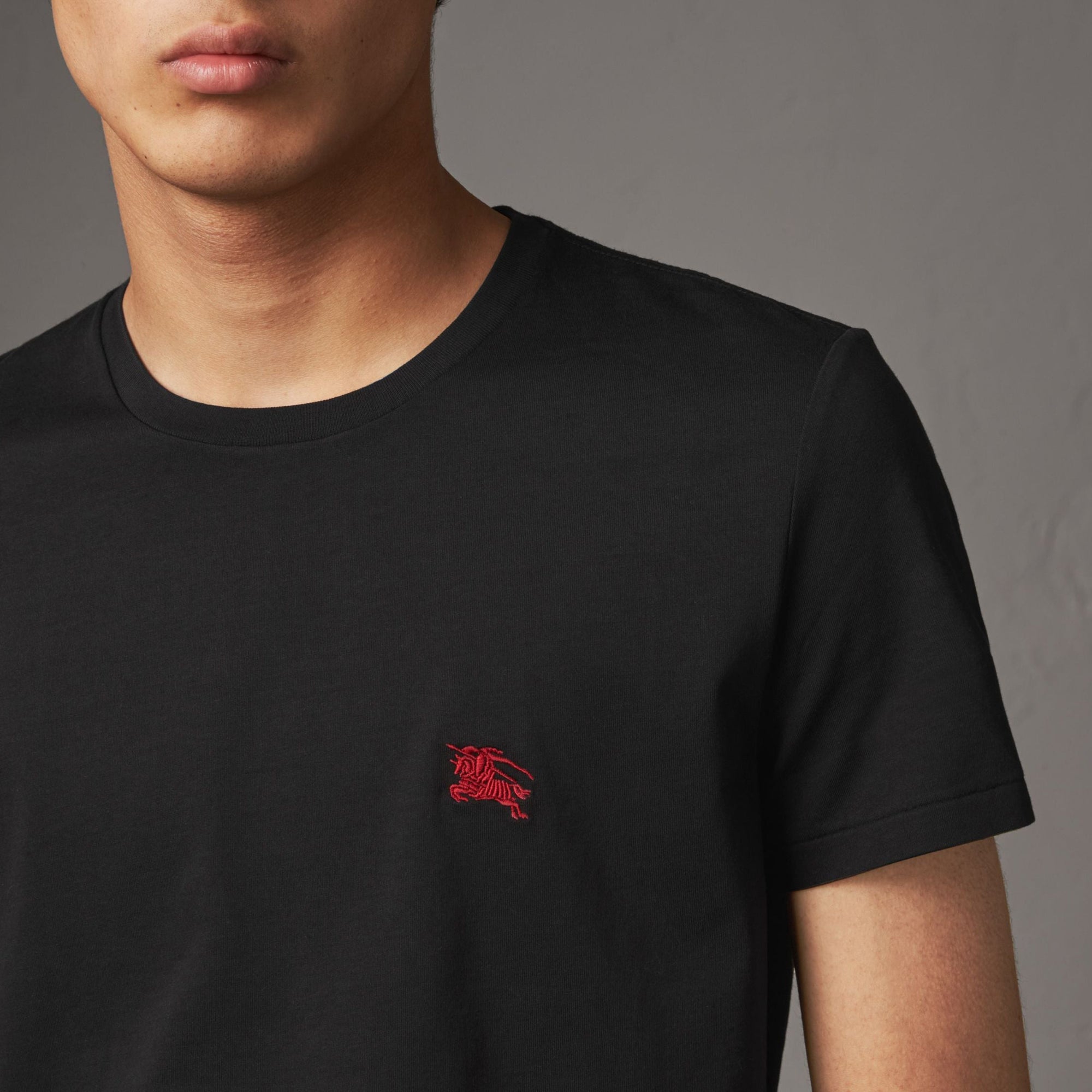 T-shirt en jersey de coton - Black