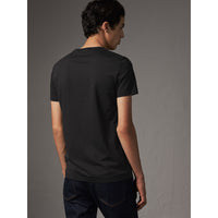T-shirt en jersey de coton - Black
