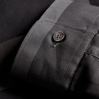 Chemise en coton à motif check - Charcoal