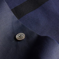 Chemise en coton à motif check - Navy