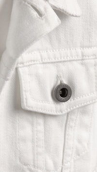 Veste denim en coton - Optic White