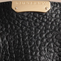 Sac medium The Clifton en cuir grainé emblématique - Black