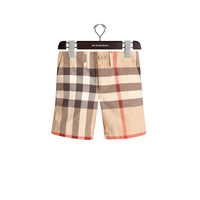 Short en coton à motif check - New Classic