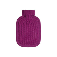 Housse pour bouillotte en cachemire - Magenta Pink