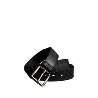 Ceinture à motif Horseferry check avec éléments en cuir - Charcoal & Black