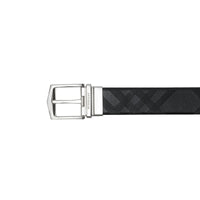 Ceinture réversible en cuir London - Black