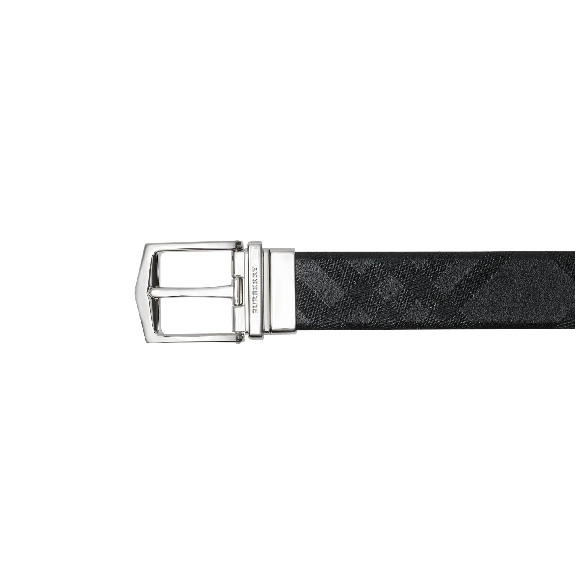 Ceinture réversible en cuir London - Black