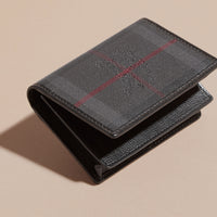 Porte-cartes à motif Horseferry check - Charcoal & Black