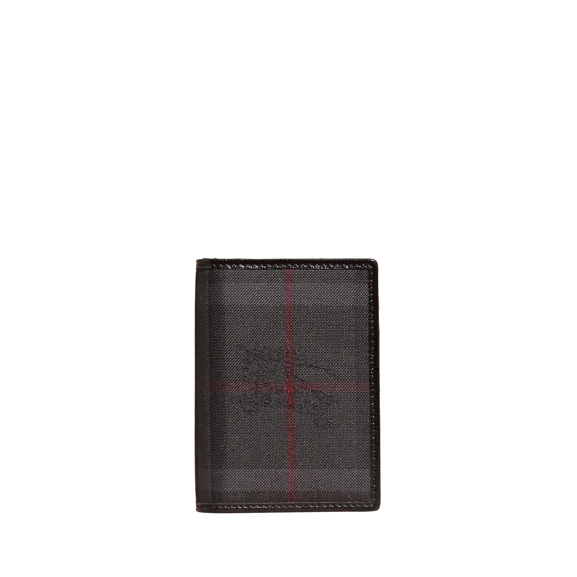 Porte-cartes à motif Horseferry check - Charcoal & Black