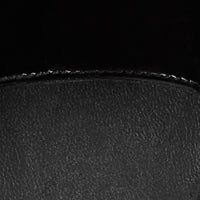 Mocassins en cuir verni avec nœud en gros-grain - Black