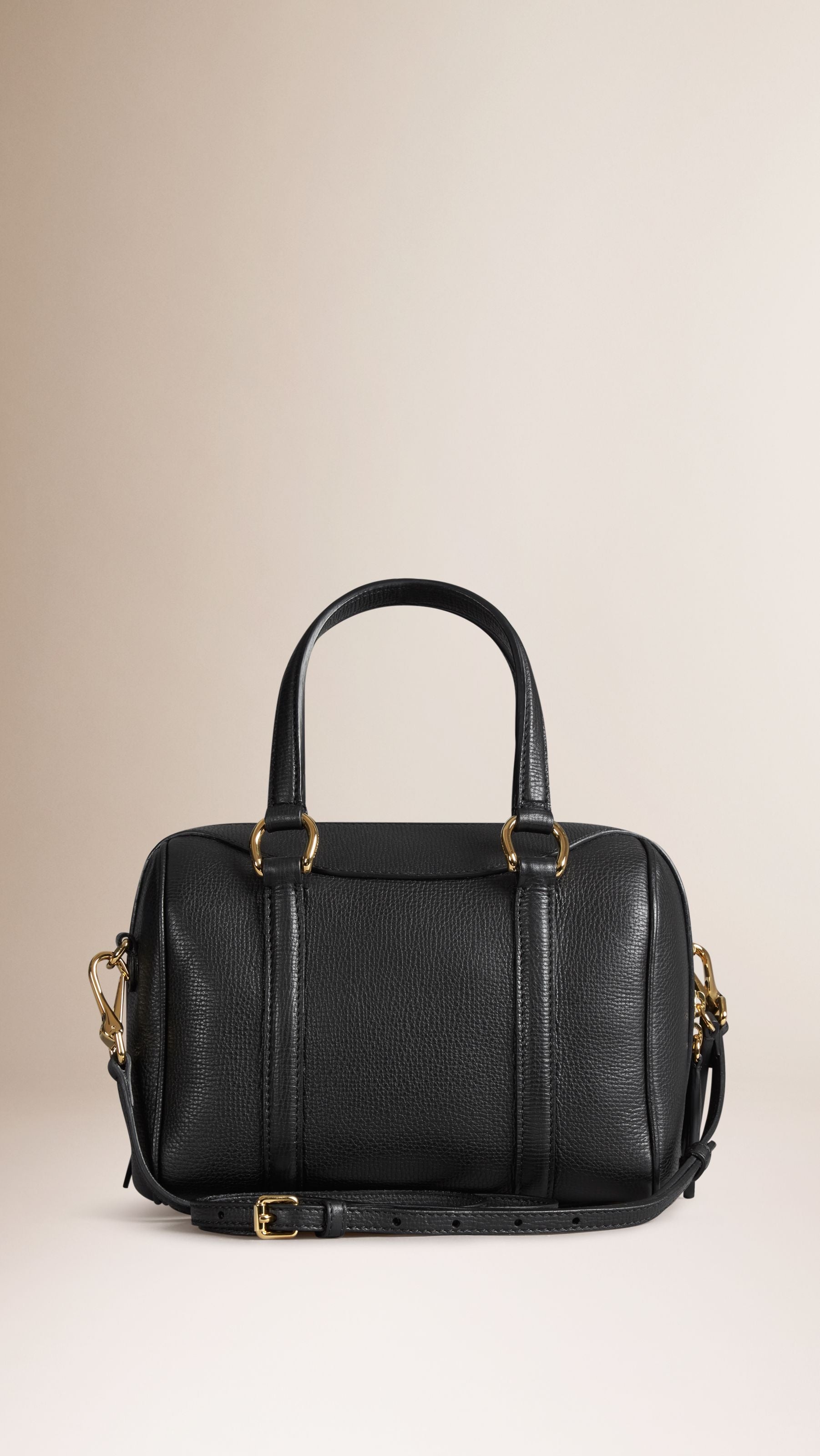 Petit sac The Alchester en cuir grainé - Black