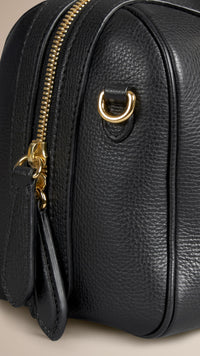 Petit sac The Alchester en cuir grainé - Black