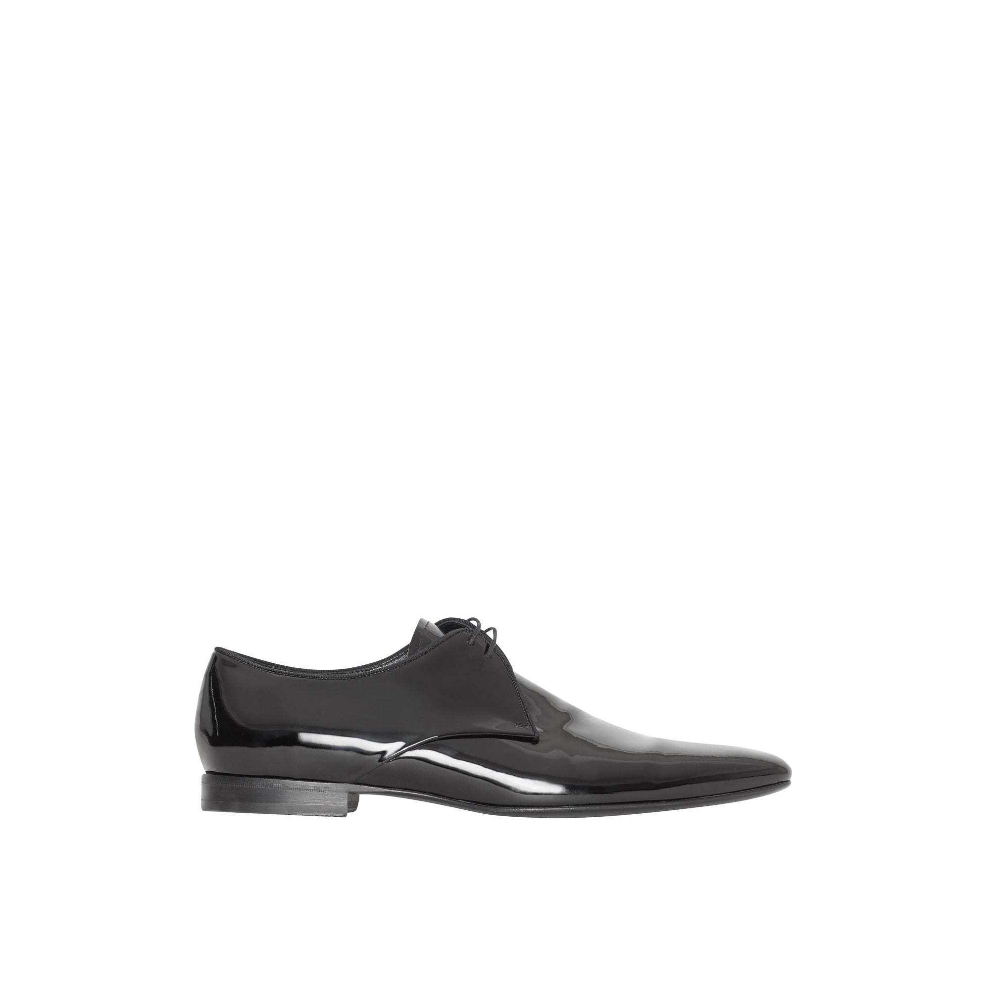 Chaussures à lacets en cuir ciré - Black