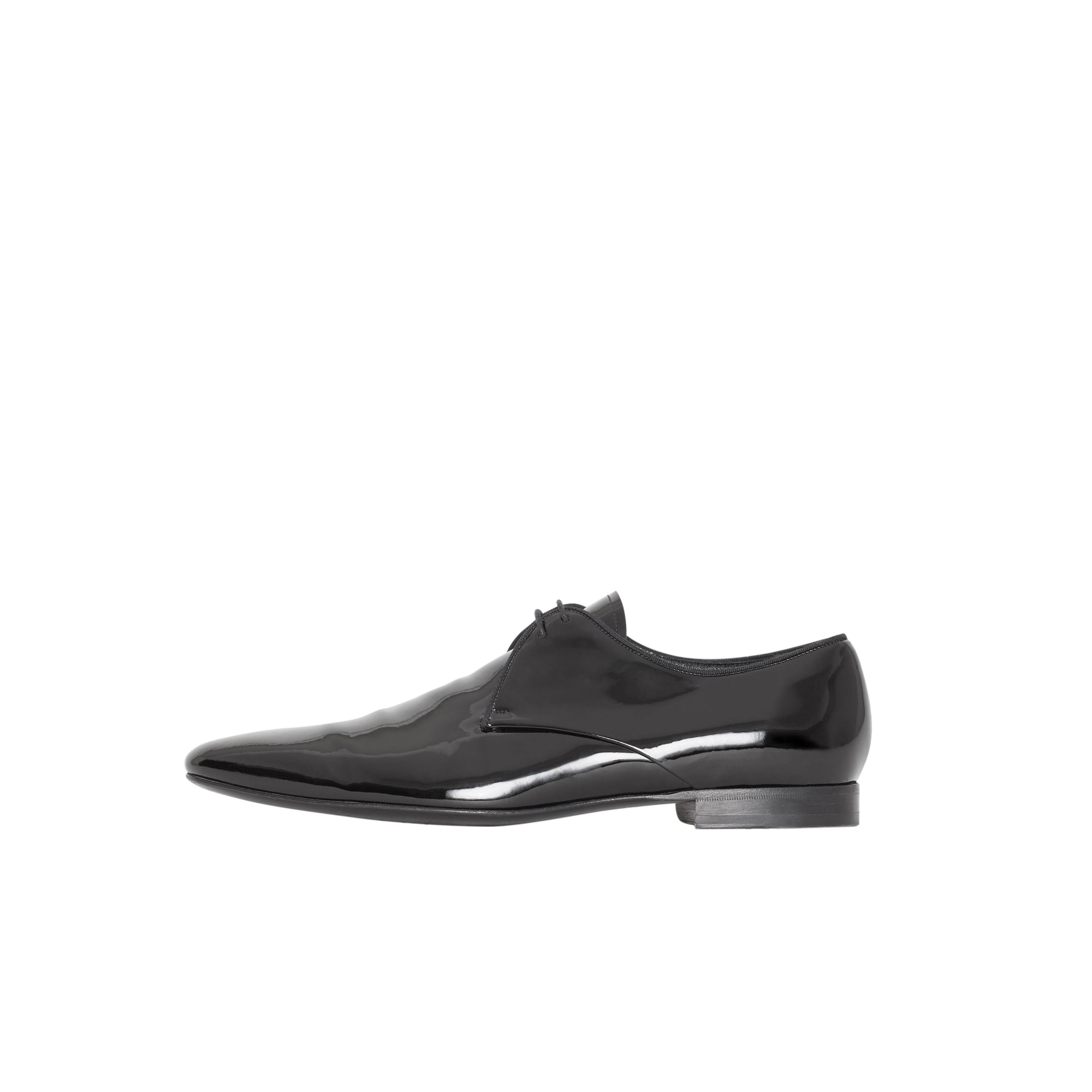 Chaussures à lacets en cuir ciré - Black