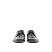 Chaussures à lacets en cuir ciré - Black