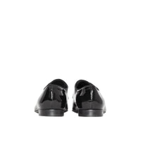 Chaussures à lacets en cuir ciré - Black
