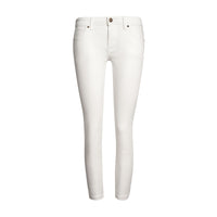 Jean skinny taille basse raccourci - White