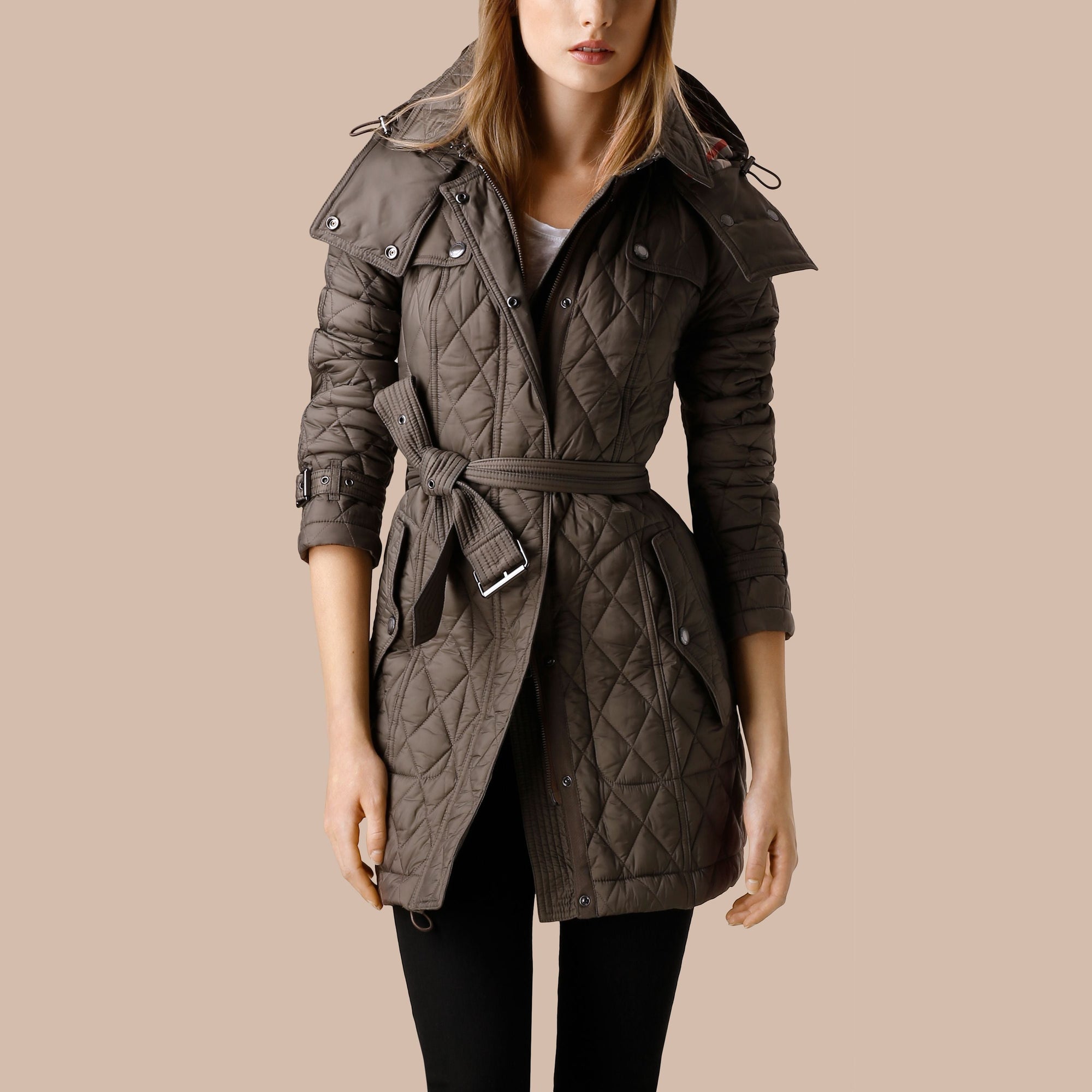 Manteau matelassé - Mink Grey