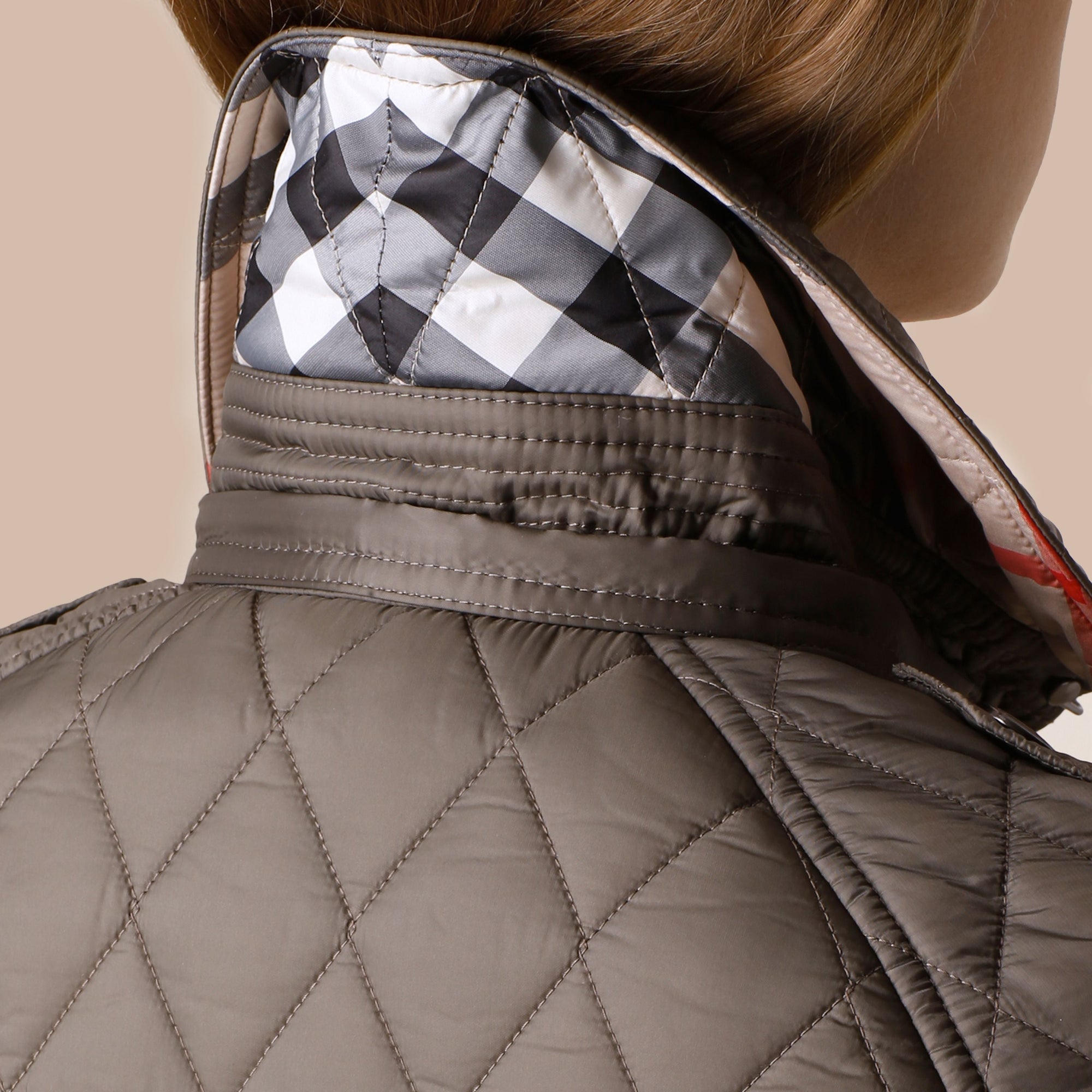 Manteau matelassé - Mink Grey