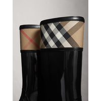 Bottes de pluie en house check - Black