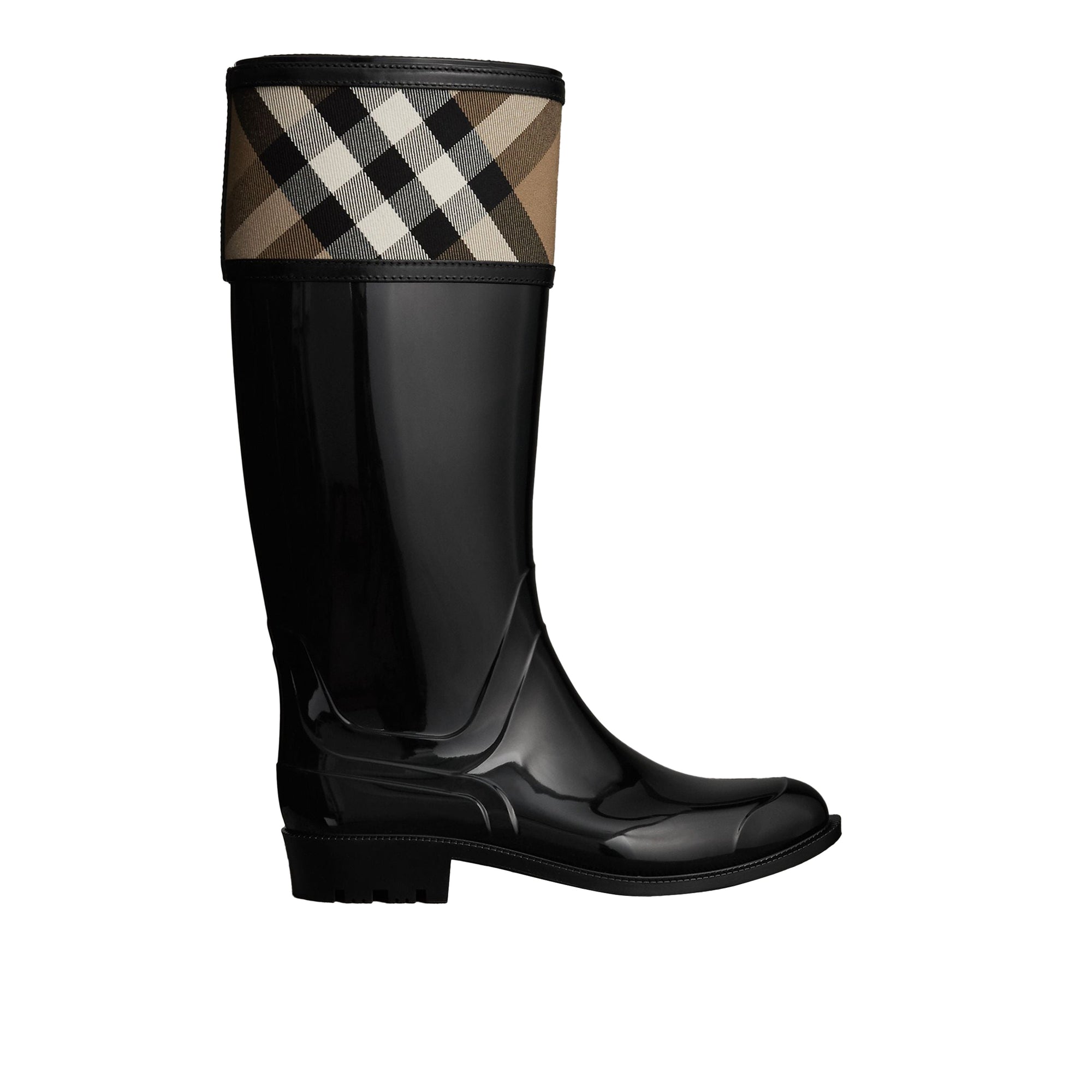 Bottes de pluie en house check - Black