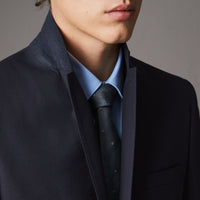 Costume de coupe étroite en laine - Navy