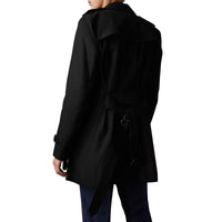 The Kensington Trench mi-long - Black