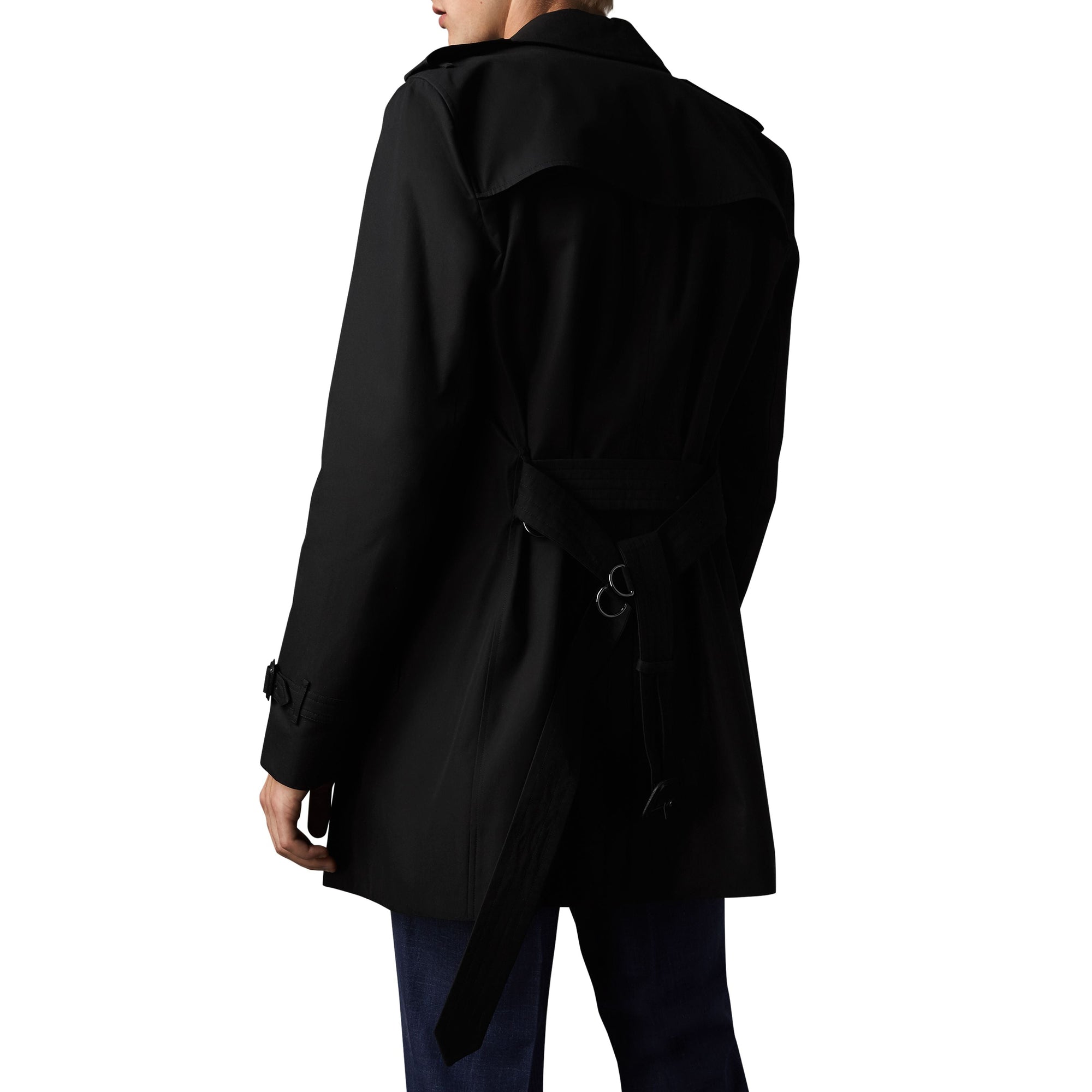 The Kensington Trench mi-long - Black