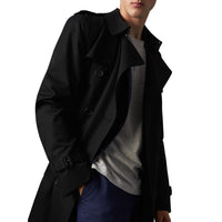 The Kensington Trench mi-long - Black