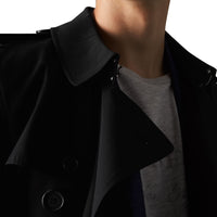 The Kensington Trench mi-long - Black