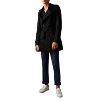 The Kensington Trench mi-long - Black