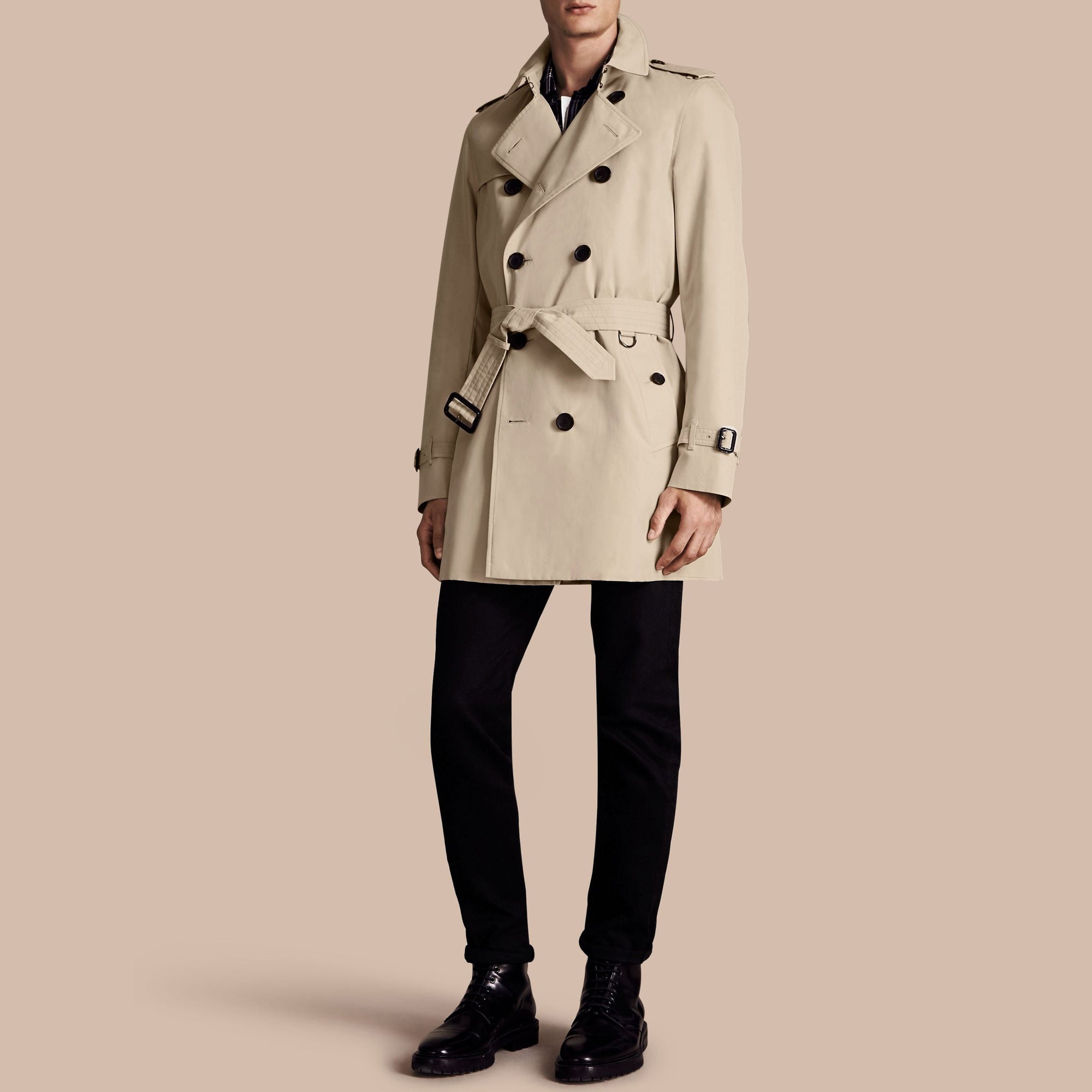 The Kensington Trench-coat Heritage mi-long - Stone