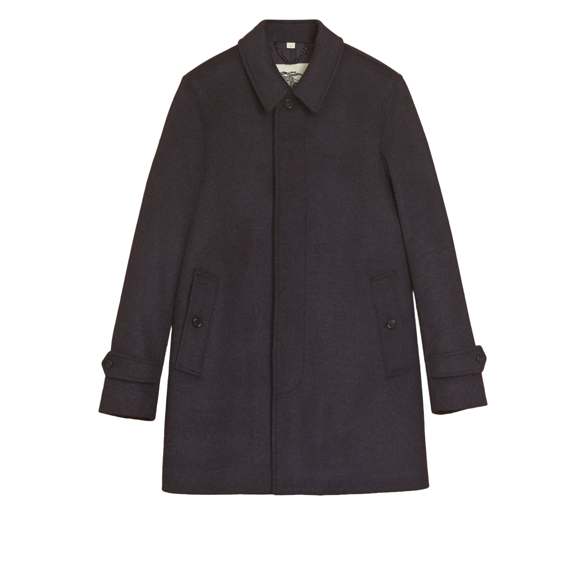 Paletot en laine vierge et cachemire - Dark Grey Melange