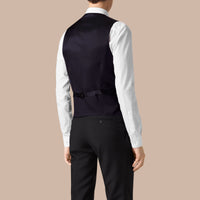 Gilet de coupe étroite en laine - Navy