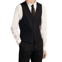 Gilet de coupe étroite en laine - Navy