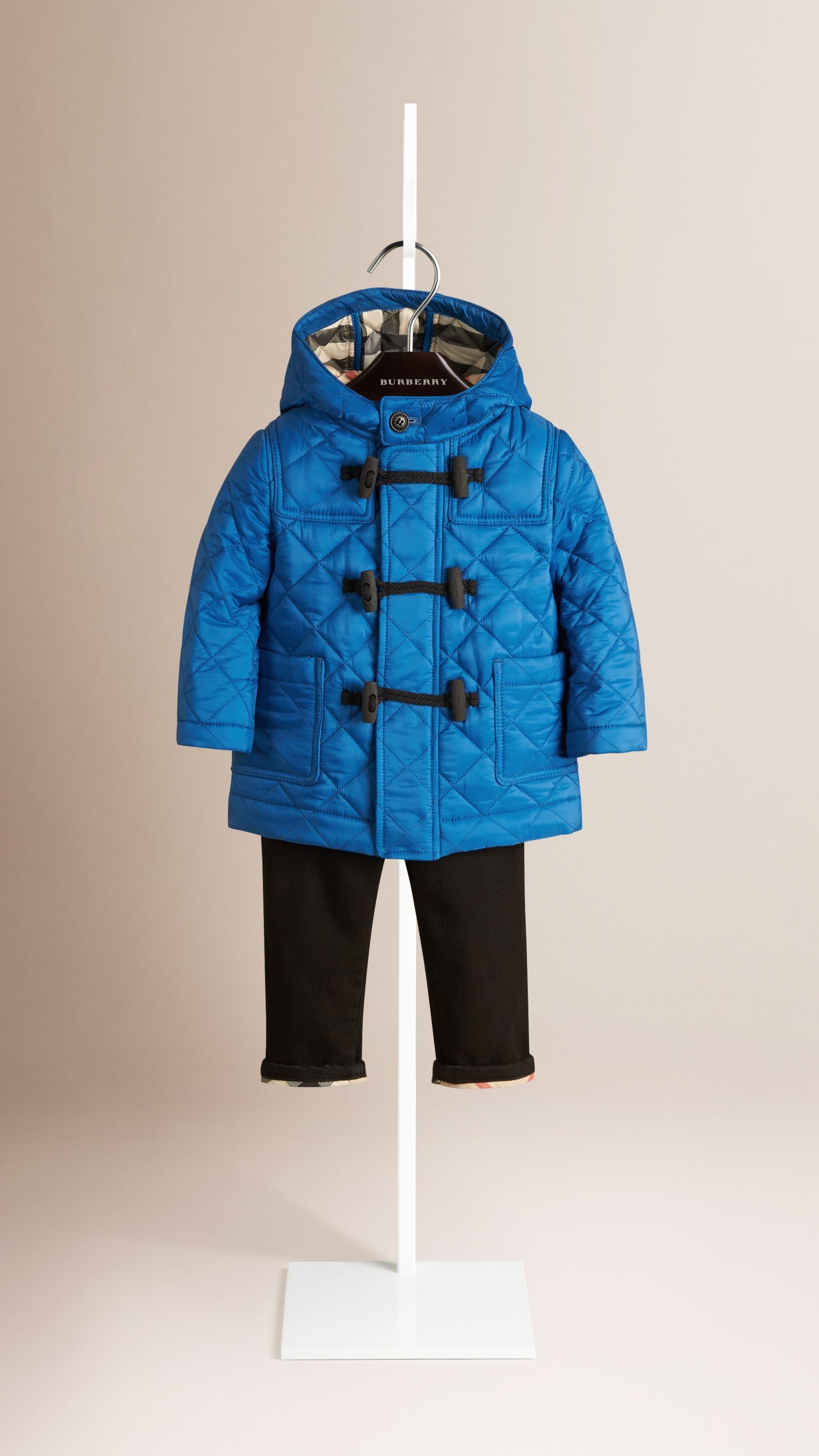 Duffle-coat capitonné - Cerulean Blue