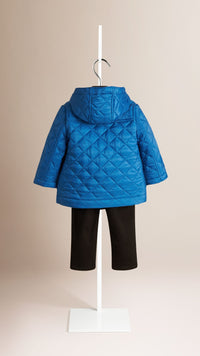 Duffle-coat capitonné - Cerulean Blue