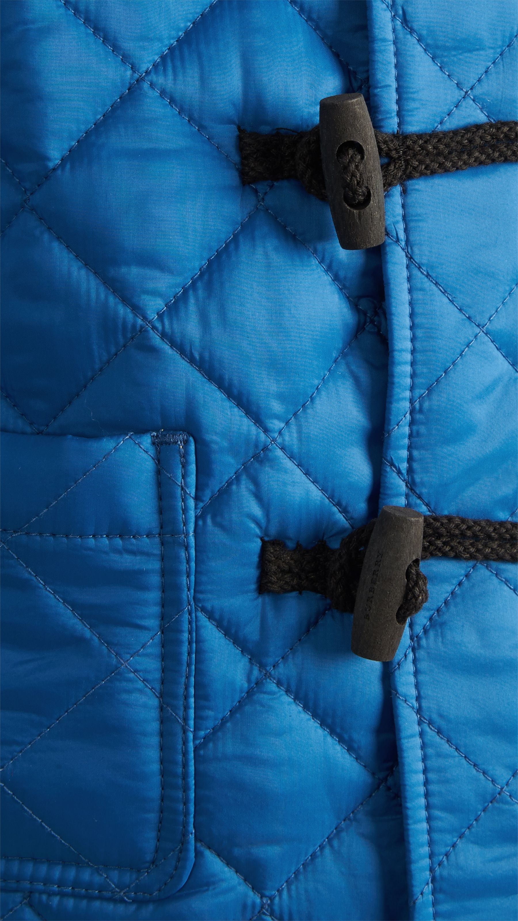 Duffle-coat capitonné - Cerulean Blue