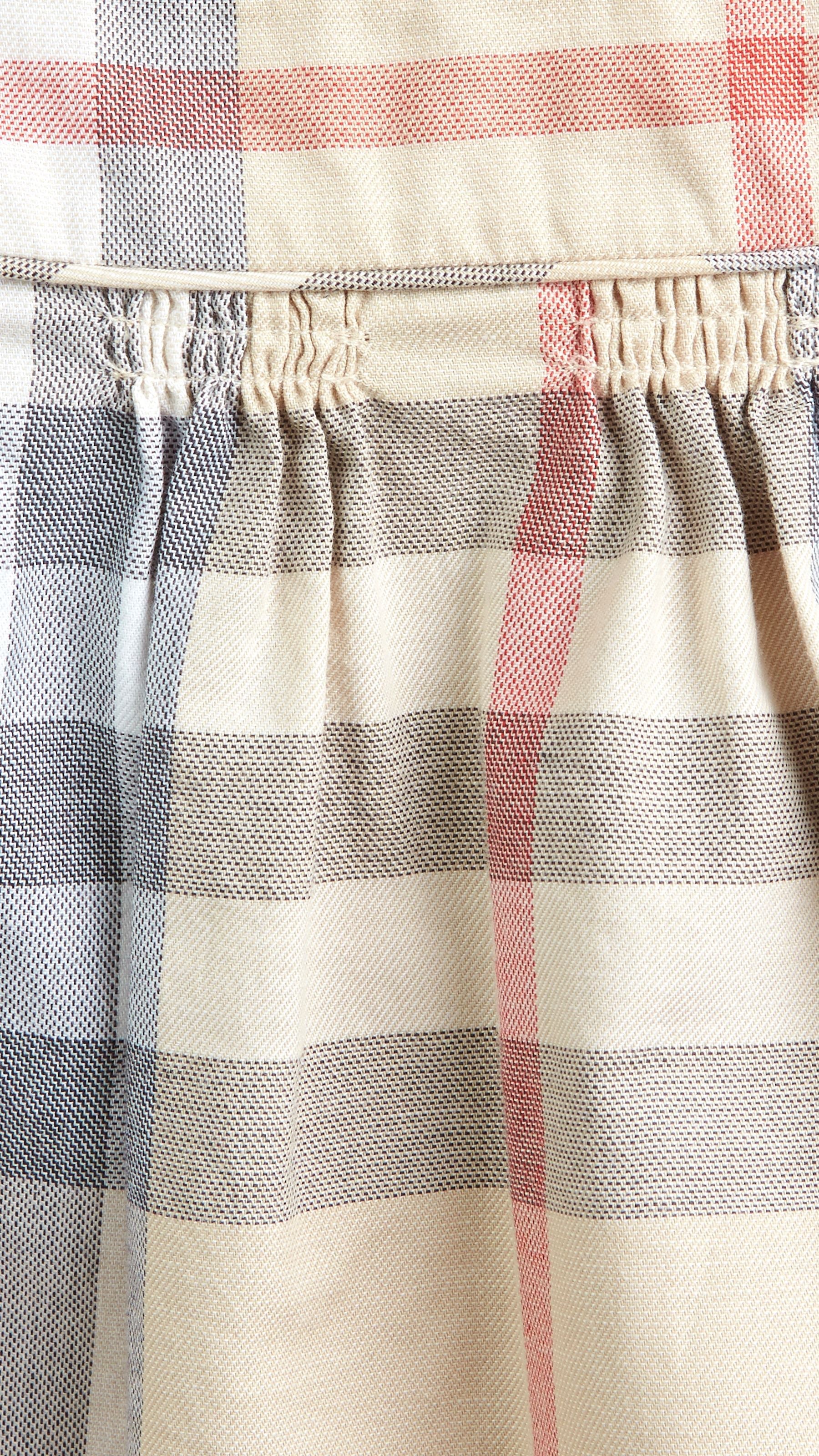 Robe en coton à motif check - Pale Stone