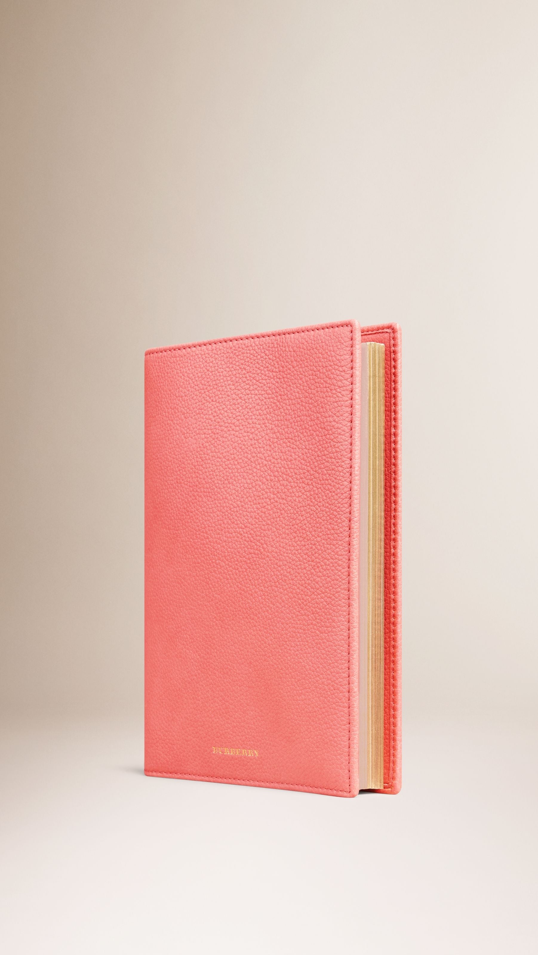 Agenda A5 en cuir grainé - Mauve Pink