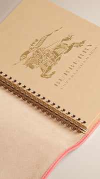 Agenda A5 en cuir grainé - Mauve Pink