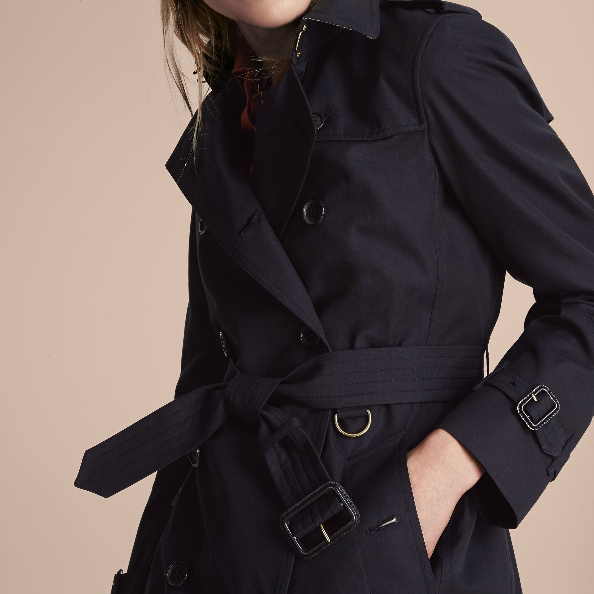 The Kensington Trench-coat Heritage mi-long - Navy