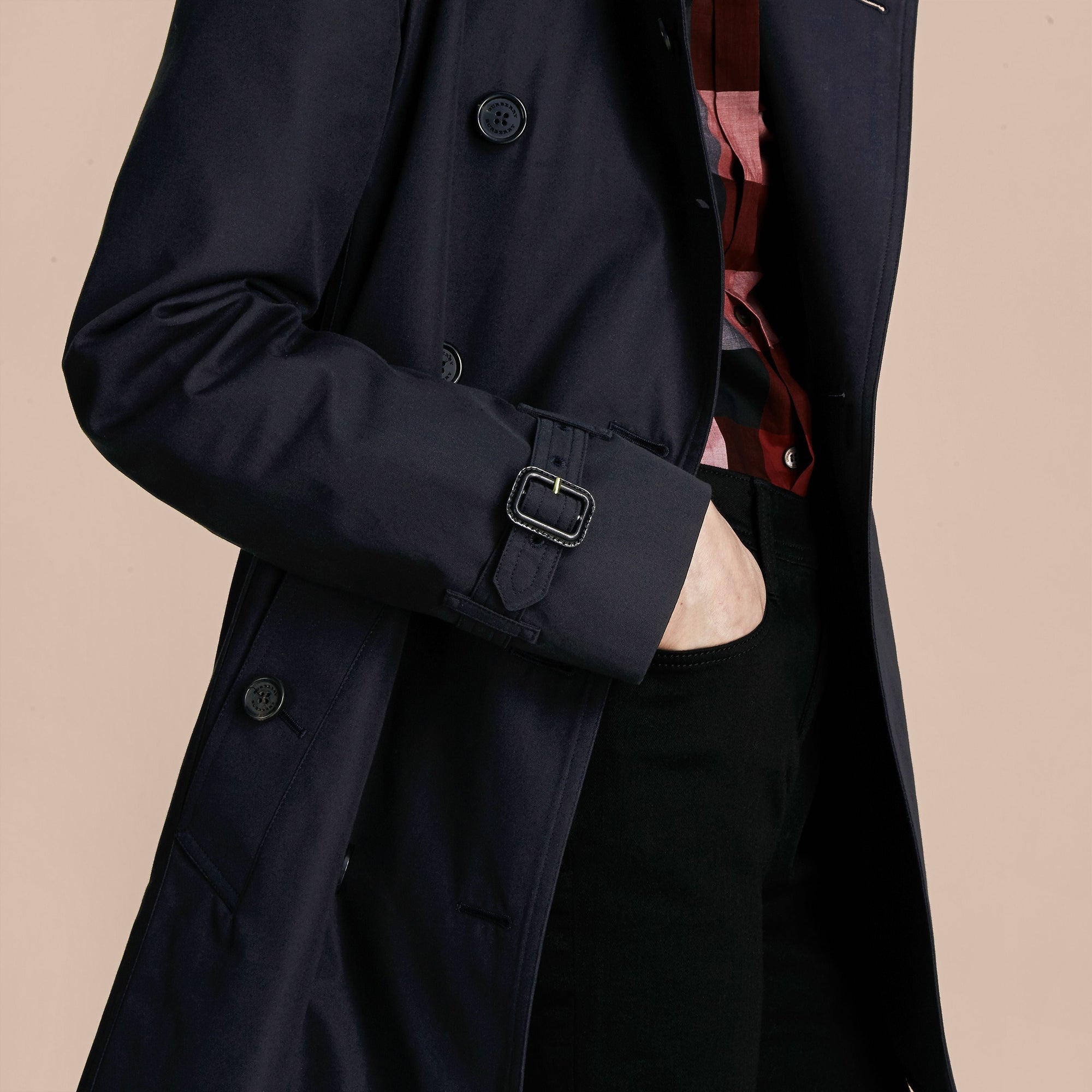 The Kensington Trench-coat Heritage mi-long - Navy