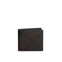 Portefeuille pour pièce d'identité à motif London check - Chocolate & Black