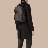 Sac à dos à motif London check - Chocolate & Black
